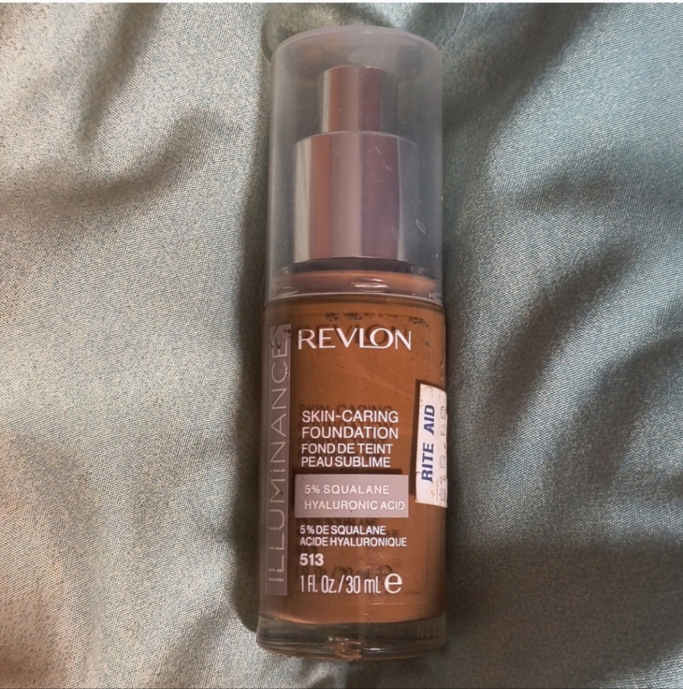 *4 for $28* 513 Brown Suede Revlon Illuminance Skin-Caring Foundation
